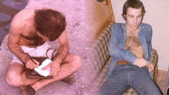 "Bu resmi ya Tufaya Nihat ekmi benim iin nemli bir resim... Resmen 'Bodrum' arksn yazarken ekilmi bardakda daha nce grseydim 'Mazhar olmak' kitabma koyardm..."