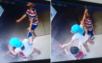 BAAKEHR'de oyun oynad ipi boynundan karmayan ocuk asansrde deheti yaad. Bir ksm darda kalan ip asansr hareket edince ocuun boazna doland. Kk ocuu boulmaktan asansre beraber bindii ablas kurtard.