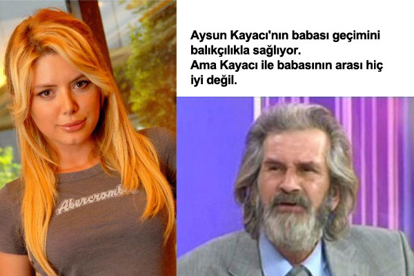 Onlar�n hepsi T�rkiye'nin ve d�nyan�n sinema ve m�zik alan�nda isim yapan �nl�leri... Peki anne ve babalar�n�n ne i� yapt���n� biliyor musunuz ?