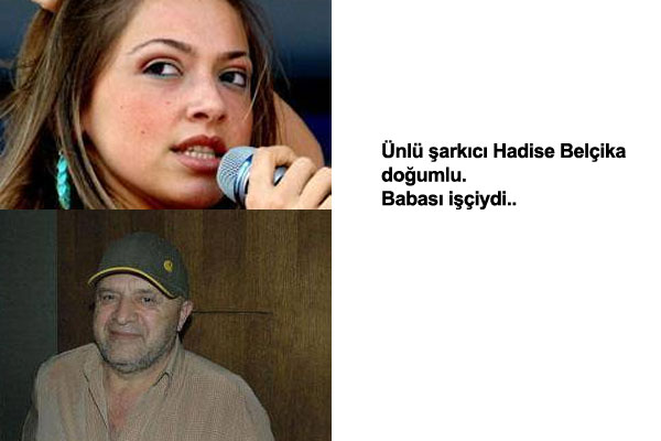 Onlar�n hepsi T�rkiye'nin ve d�nyan�n sinema ve m�zik alan�nda isim yapan �nl�leri... Peki anne ve babalar�n�n ne i� yapt���n� biliyor musunuz ?