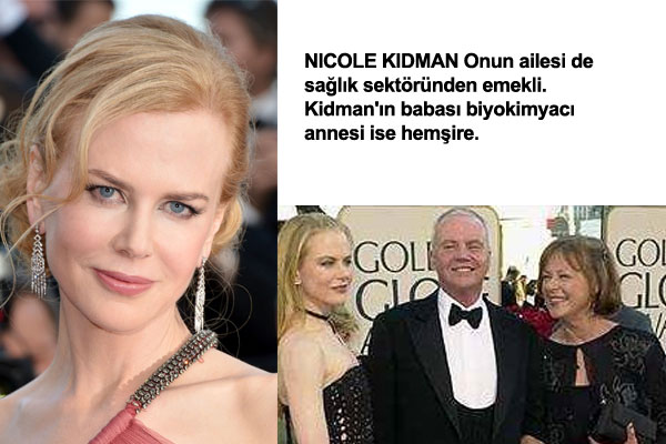 Onlar�n hepsi T�rkiye'nin ve d�nyan�n sinema ve m�zik alan�nda isim yapan �nl�leri... Peki anne ve babalar�n�n ne i� yapt���n� biliyor musunuz ?