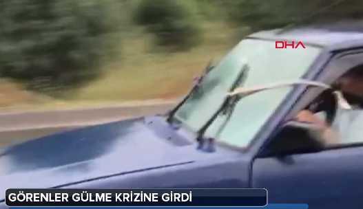 stanbul Anadolu yakasnda bugn ekildii belirtilen grnt sosyal medyada ksa srede yayld.