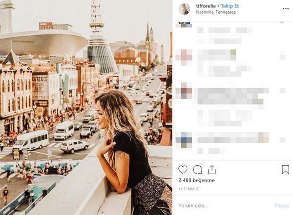 Tiffany Mitchell motosikletle trafik kazas geirdiini syledi.