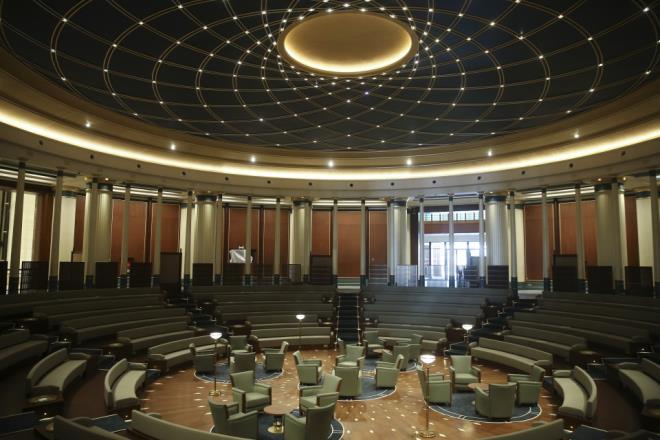 Cumhurbakanl Szcs brahim Kaln, Cumhurbakanl Ktphanesi'nin, resmi alnn ekim ay iinde Cumhurbakan Recep Tayyip Erdoan tarafndan yaplmasnn ngrldn bildirdi.