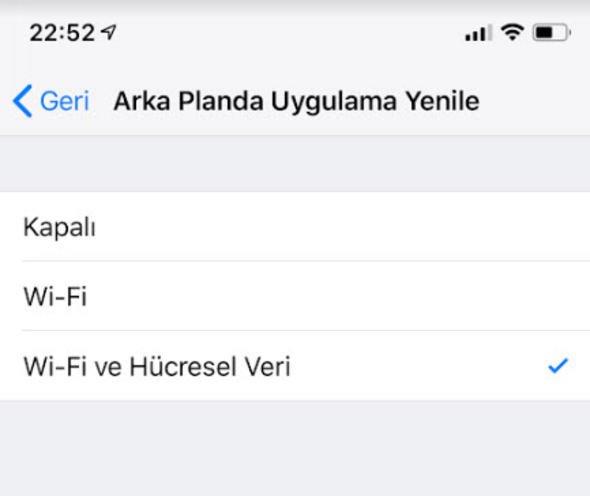 Burada ayarnzn nasl grndne bakn.