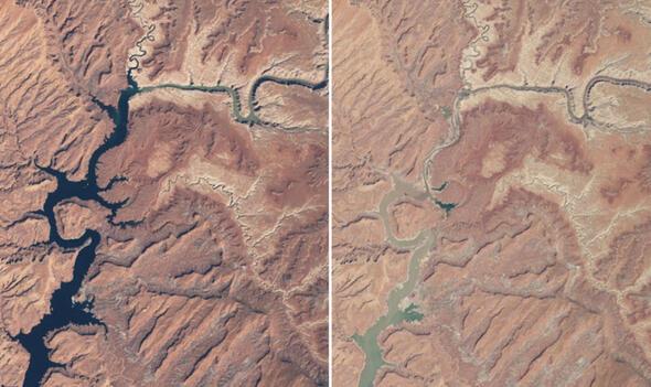 Bilim insanlarn dehete dren bu grntler NASA tarafndan yaynland. Dnya'ya neler oluyor? te uydudan ekilen inanlmaz grntler...