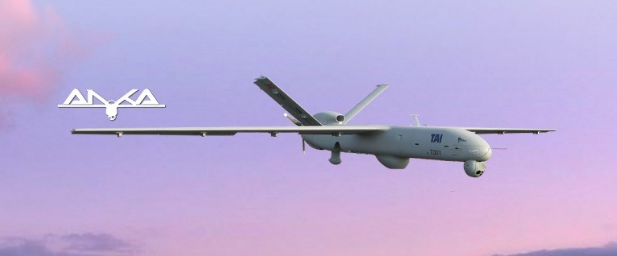 ANKA HA - TRK HAVACILIK RKET  - 17,3 metre kanat akl, 8 metre boy ve 1600 kilogram kalk arlna sahip  - Uydudan kontrol ediliyor, bilgisayar sistemine bal  - Adn, masal kuu Zmrd- Anka'dan alyor..