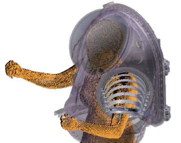 Astronotlar�n Ay y�zeyinde daha rahat hareket etmeleri i�in eski �niformalara g�re daha esnek bir yap�ya sahip oldu�u belirtilen k�yafetlerin her astronot i�in �zel �retilece�i a��kland�.