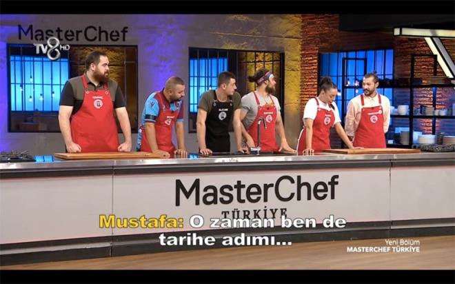 MasterChef yarmasnn ilk eleme etabnda ise krmz takm ile mavi takm gazilere yemek yapt. Yar ak farkla kazanan Mustafa'nn kaptanlk yapt krmz takm olunca Rfat'n kaptanln yapt mavi takm dokunulmazlk oyunu oynamak durumunda kald.