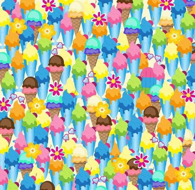 Klah dondurmalar arasndan pembe , mavi ve yeil renkli buz dondurmay bulun.