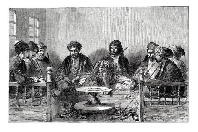 Gelelim kahvenin topraklarmzdaki hikayesine? Osmanl topraklarndaki ilk kahvehane bugn Tahtakale (?kale alt? anlamna gelen taht el kale?nin bozulmasyla ortaya km bir kelime Tahtakale) olarak bilinen Melek Girmez Mahallesi?nde bekar erkekler iin alm. Zamanla zellikle stanbul?da kahvehane says oalm.