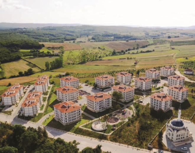 orum Uurluda 150 konut  <br>  orum Ouzlar Mahallesi 100 konut  <br>  Elaz Maden 150 konut