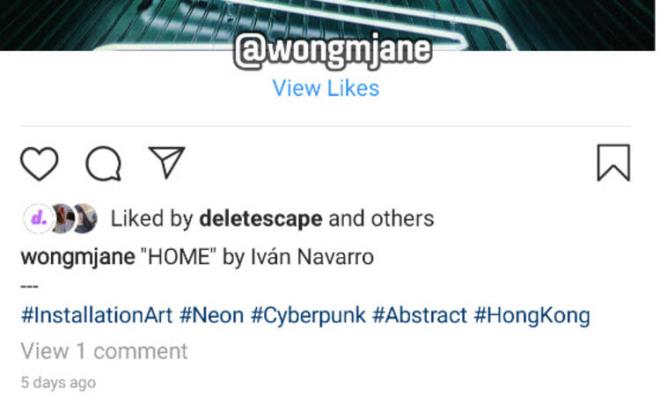 Instagram'da fotoraf attnzda beenen kiilerden birinin kullanc ad ve 'others' yani 'dierleri' ibaresini greceksiniz.