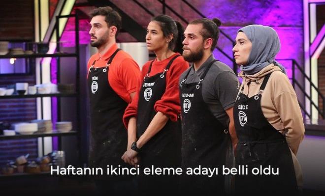 kinci eleme aday : Masterchef'te sal yarmaclara aileleri elik etti. Batuhan annesi, Cemre anneannesi, Ekin kz kardei, Alican ise kuzeni ile yart. 10 bin liralk dl kazanan Batuhan ile annesi oldu. Ardndan yaplan eleme oyununda potadan birinci kan yine Cemre oldu. Batuhan ise bu kez zld zira ikinci eleme aday olarak ismini potaya kaydettirdi.