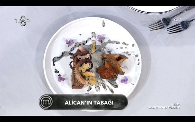 Alican'n finalde yapt yemek.