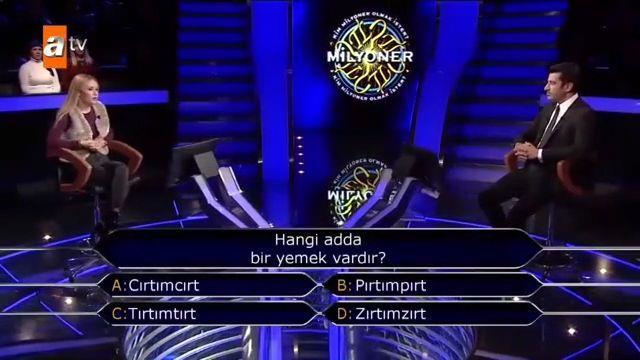Kenan mirzalolu'nun "Devam etseydiniz hangi cevab verirdiniz?"sorusuna gen yarmac yanl seenei iaretledi.