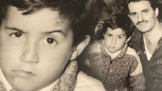 Kalarn kaldrm, babas ile birlikte objektife poz veren bu kk ocuu tanyabildiniz mi?