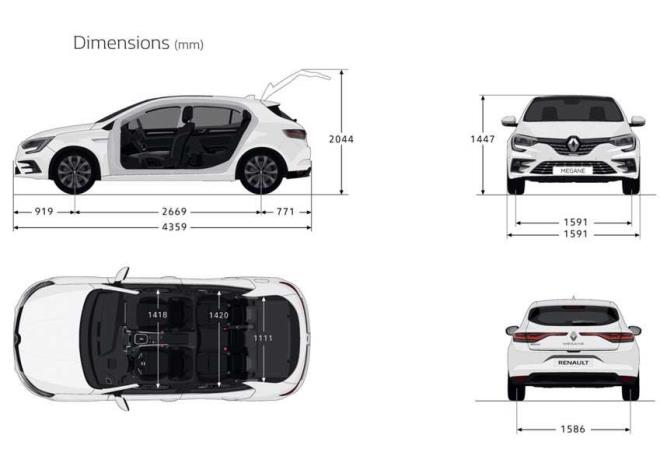 Renault Megane'nin gncel detaylar