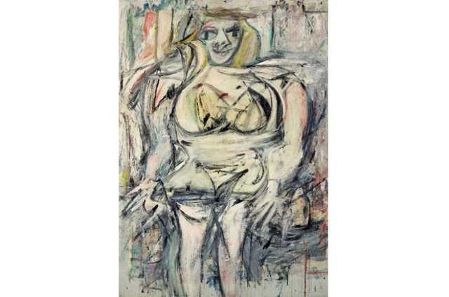 Woman III - Willem de Kooning  <br>  137 milyon 500 bin dolar deerindeki tablo, De Kooning tarafndan 1951-53 yllarnda yaplan alt resimlik kadn konusu ileyen Woman serisine ait. Serinin kiisel bir koleksiyonda yer alan tek paras.