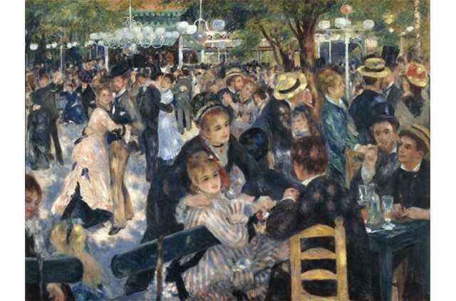 Le Moulin de la Galette - Pierre-Auguste Renoir  <br>  78 milyon 100 bin dolarlk resim, 1990 ylnda satldnda, o zamana dek satlan en pahal ikinci eserdi. Hatta bu aheseri satn alan kii en pahal eserin de sahibi, Daishowa Paper Manufacturing Co. bakan Ryoei Saito'ydu.