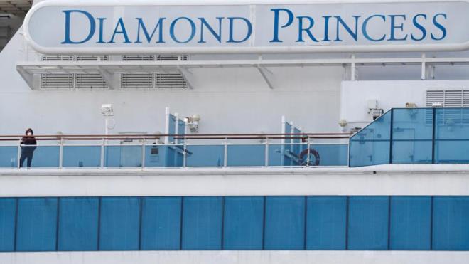 Hong Konglu bir yolcunun gemiyi terk ettikten sonra enfekte olduunun anlalmas zerine gemi Japonya'nn Yokohama limannda karantinaya alnmt.