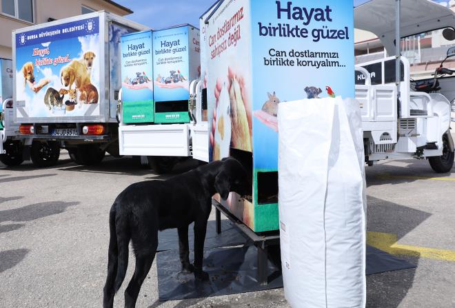 zellikle k aylarnda krsal alanlarda dzenli olarak yaplan besleme faaliyetlerine ek olarak yeni bir uygulama balattklarn kaydeden Bakan Akta, &#8220;Tasarm bize ait olan ve dk maliyetle yaptrdmz mamamatikleri devreye alyoruz. Toplam 50 mamamatikten 10 tanesini hemen devreye alyoruz. Kaytl hayvan severlerimizin de yardmyla yl boyunca yaplacak besleme faaliyetimiz can dostlarna merhem olacak. Sistem kilitli ve dardan mdahale edilemeyecek. Ekiplerimiz 5 gnde bir gerekli kontrollerini yapacak. Vatandalarmzdan istirham ediyorum. Bunlar kamu maldr ve sahip klmas gerekir. Yem ve su koyulsun gibi bir beklentimiz yok. Bunlara zarar verilmemesi ve sahip klmasn bekliyoruz. Sivil toplum kurulularnn da destek ve katklaryla tm can dostlarna sahip kmak adna gayret ortaya koymaya devam edeceiz&#8221; diye konutu.
