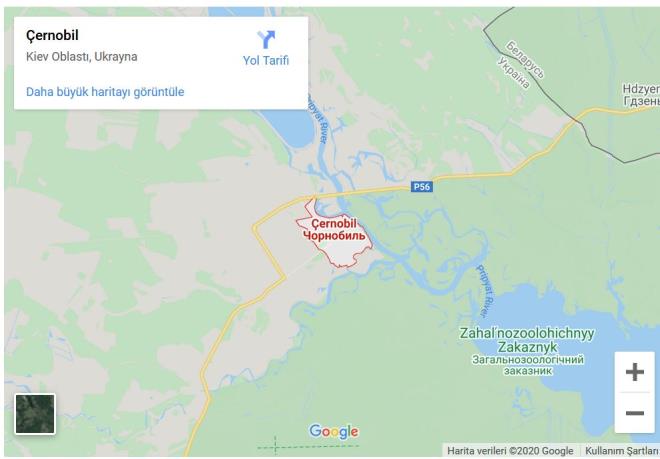 ERNOBL NEREDE?  <br>  ernobil nkleer santrali, kendisiyle ayn isme sahip olan kasabaya yakn bir konumda bulunmaktadr. Kasabann konumunu aadan grebilirsiniz.