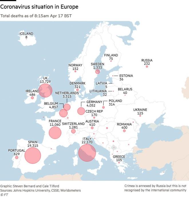 Avrupa'daki son durum<br>  Avrupa'nn nispeten kk lkeleri Belika ve Hollanda ok fazla uluslararas alanda gndeme gelmese de nfus oranlarna gre yeni tip koronavirs (Kovid-19) salgnndan ar darbe alan lkeler arasnda yer ald. Nfusu yaklak 11,5 milyon olan Belika'da Kovid-19 nedeniyle hayatn kaybedenlerin says 4 bin 857'ye ykselirken, 17 milyon nfuslu Hollanda&#8217;da da 3 bin 315 kii salgna yenik derek can verdi.  Johns Hopkins niversitesinin yapt bir aratrmaya gre, Belika Kovid-19 vaka saysna gre lm oranyla ilk srada bulunuyor.  Yzde 13,4 lm oranyla Belika'y talya (yzde 13), ngiltere (yzde 12,8), Fransa (yzde 12), Hollanda (yzde 10,7), spanya (yzde 10,5), ran (yzde 6,3), ABD (yzde 4,3), in (yzde 4) ve Almanya (yzde 2,5) takip ediyor.