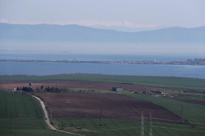 Avclar'dan da kilometrelerce uzaklkta bulunan Bursa'daki Uluda karl zirvesiyle grlmt.