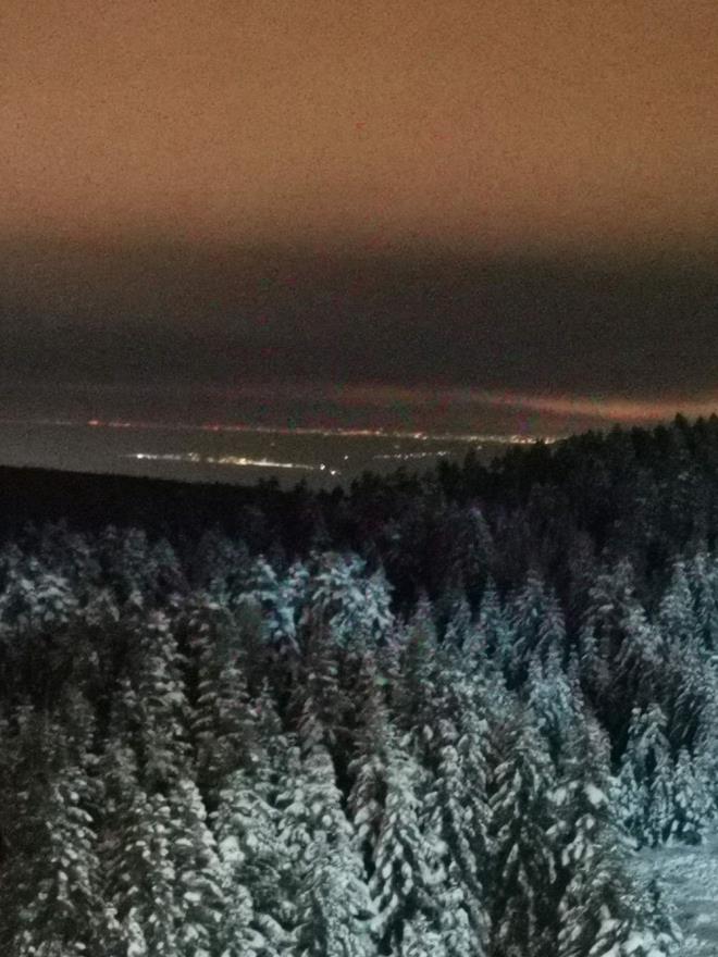 Gr uzaklnn almasyla Uluda&#8217;n zirvesinden stanbul izlendi.