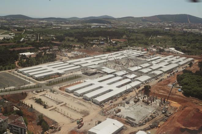 Atatrk Havaliman'nda 9 Nisan'da temeli atlan hastane inaatndaki almalar da denetleyen Erdoan, Hadmky'deki hastane alannda da inceleme yapacak.