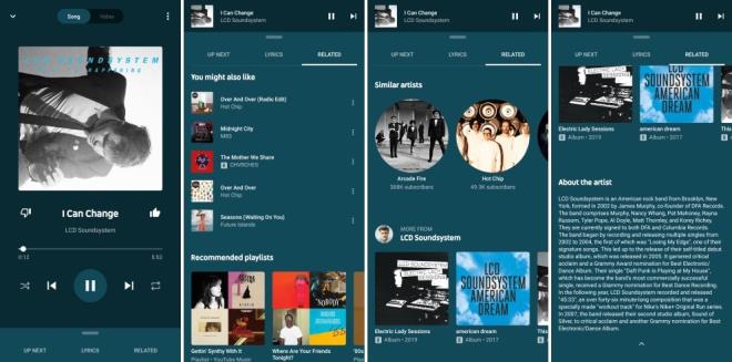 YouTube Music nerilen zellii kullanma sunulacak  <br>    Bu ayn banda Google, YouTube Music iin birok deiiklik getirmiti. imdi oynatlyor arayznde ve kilit kontrollerinde birok deiiklie gidilirken, kullanclara daha temiz bir arayz salanmaya alld. Bunlara ek olarak, sradaki arknn ne olduunu grmek iin yukar kaydrma hareketi kullanma sunuldu. ark szleri de ayr bir sekmeye tanmt.