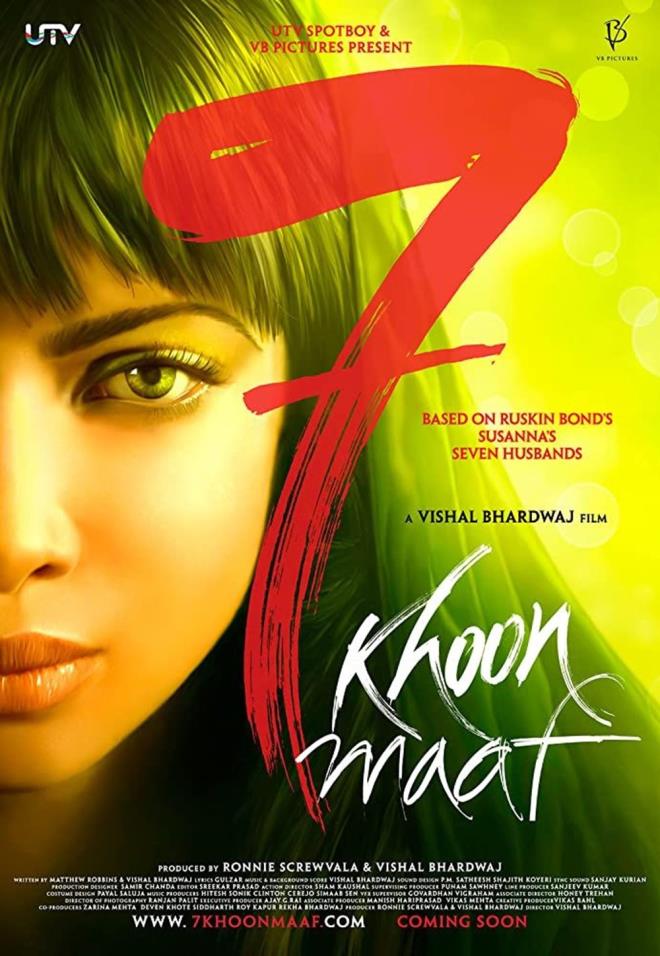 24. 7 Khoon Maaf (2011)  6,1