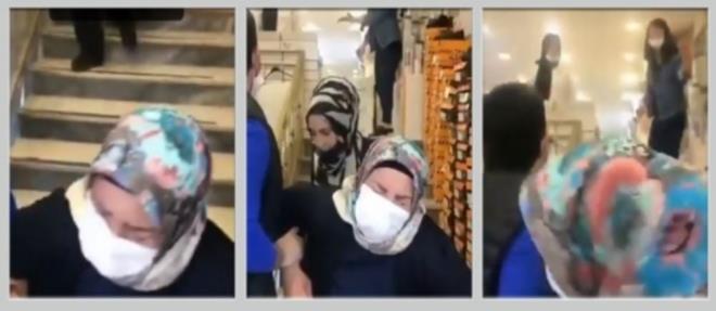 Bir AVM'nin iinde ekildii anlalan grntler Trkiye'nin tepkisini ekti. stedii ayakkaby almadn iddia ettii annesini bir anda srtndan iterek merdivenlerden aa dren ve stne hakaretler savuran gen kz Twitter'da gndem oldu.