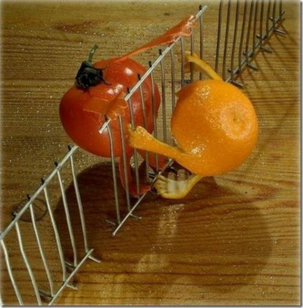 Yarat�c�l�k da s�n�r tan�mayan tasar�mc�lardan farkl� meyve tasar�mlar�...