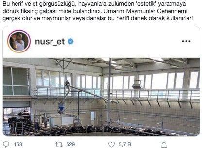 te Nusret Gke'ye gelen o tepkilerden bazlar...