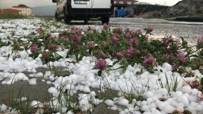 Yaklak 10 dakika yaan dolu, etraf beyaza brd.