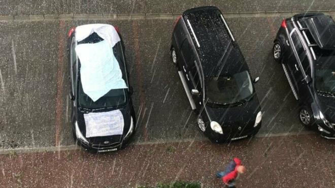 Doludan korunmak iin vatandalar evlerine ve i yerlerine snd.