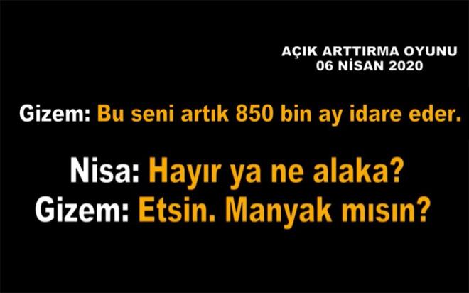 -Asla peinden koan ben olmadm, o da olmad. Ama tek tarafl yaanmad bir eyler, bunu herkesin bilmesini isterim. Keke olaylar tamamen kapal kalsayd. Ama benim de bir gururum ve bir duruum var. Olaylara ok yakndan ahit olan Ezgi, Aycan ve Akm var.