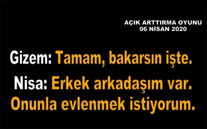 Nisa'nn Sercan'a yazd notlar : Bu aklamadan bir gn sonra Sercan Yldrm, Nisa'nn yazd notlar da aklad. Konuyla ilgili detayl bir aklama yapan Sercan notlar gsterip unlar syledi: "Olaylar kapanmken tekrar alevlendirmeyi o balatt. Sonuta benim bir erkeklik gururum ve duruum var. Bu duruumu bozmama adna aklama yapma gerei duyuyorum" dedi.