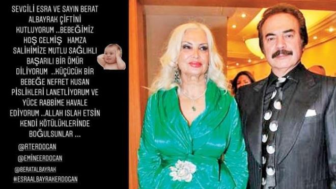 Sevim Emre: ''Kck bir bebee nefret kusan pislikleri lanetliyorum, Allah&#8217;a havale ediyorum. Allah slah etsin, kendi ktlklerinde boulsunlar...''