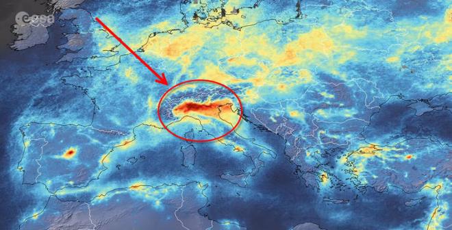 Dier yandan uydudan gelen son grntler, talya'daki inanlmaz deiimi gzler nne serdi. Ocak ay ortalarnda ekilen bu grnt, artk ok daha farkl bir halde!