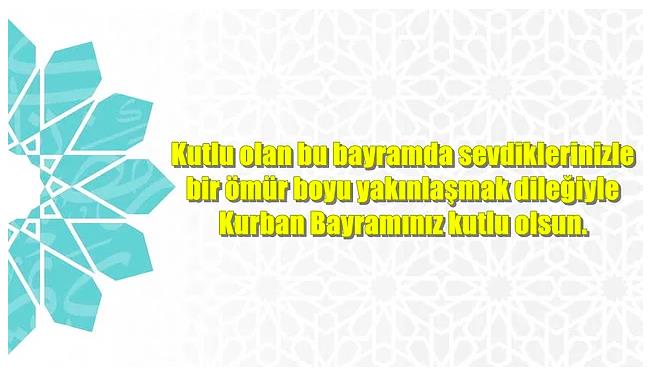 Kalpler sevgiyi paylamak, insanlar da yalnzl paylamak iin vardr. Bu bayram tm sevdikleriniz ile bir arada mutluluk iinde , az tadyla geirmenizi dilerim. Kurban Bayramnz kutlu olsun.  En iten dileklerim ile Kurban Bayramnz' tebrik ederim. Salk ve shhat ile daha nicelerine ulamak dilei ile!