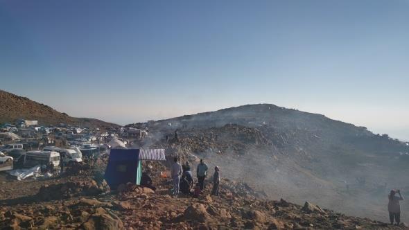 Korona virs sebebiyle bu sene gelenlerin saysnda d olduunu belirten ziyaretilerin bu yl en en nemli dilei virsn son bulmas oldu.