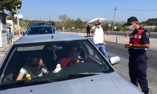 Yol kontrol noktasnda 3 bin 150 lira idari yaptrm uygulanan .K. ve arkada, Konya'ya geri gnderildi.