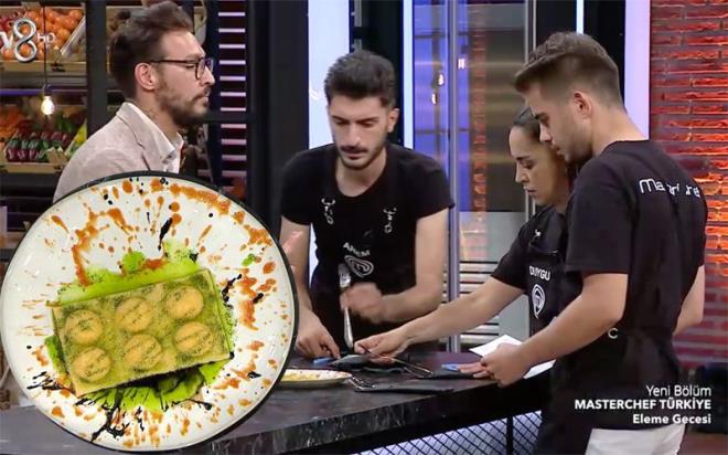 Masterchef eleme yemei<br>  Yaratclk yarmasnda potadan kamayan Furkan, Arem ve Duygu ikinci elemeye kt. Bu turda yarmaclardan Danilo efin hazrlad stakozlu ravioli yapmalar istendi. Elemeye kalan Duygu ve Furkan imdiye kadar hep pastaclk yetenekleri ile ne ktlar. Arem ise yarmaya bu hafta katld ve kendini annda potada buldu.