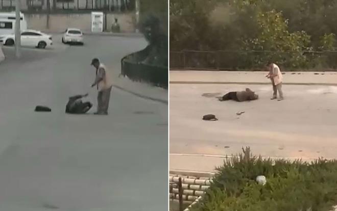 Olay, saat 15.30 sralarnda, Gemlik ilesine bal Hisar Mahallesi&#8217;nde meydana geldi. Alkoll olduu iddia edilen rfan G., ei Tlin G. ile sokak ortasnda bilinmeyen nedenle tartmaya balad. Tartma, ksa srede byyp, kavgaya dnt.