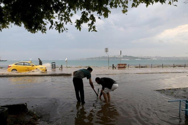 Dolu, frtna hortum oluabilir...  <br>  Perembe gn bir souk hava sisteminin yurda giri yapacan ifade eden  Boazii niversitesi Kandilli Rasathanesi Meteoroloji Laboratuvar Bakan Adil Tek yle devam etti: "Trakya'dan sokulmaya balyor ncelikle, beraberinde Ege kylar ve zellikle zmir'e kadar sarkyor. Scaklklar bat blgelerde drecek. Tabii u anda bir scak hava iindeyiz, deniz suyu olduka scak. Kuzey'den bir souk hava geliyor."