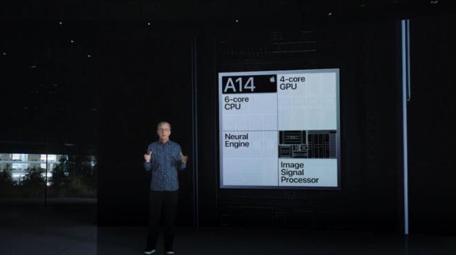 iPhone 12 Pro'da Apple A14 Bionic ilemci yer alyor. Bu ilemcide yer alan Grnt aret lemcisi ise gelimi kamera zellikleri sunuyor. Her bir kamera Deep Fusion' destekliyor.