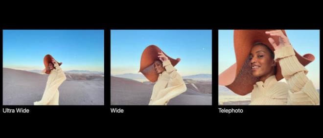 iPhone 12 Pro ile yaplan ekimlerin karlatrmal grnts: Ultra geni a, geni a ve telefoto...